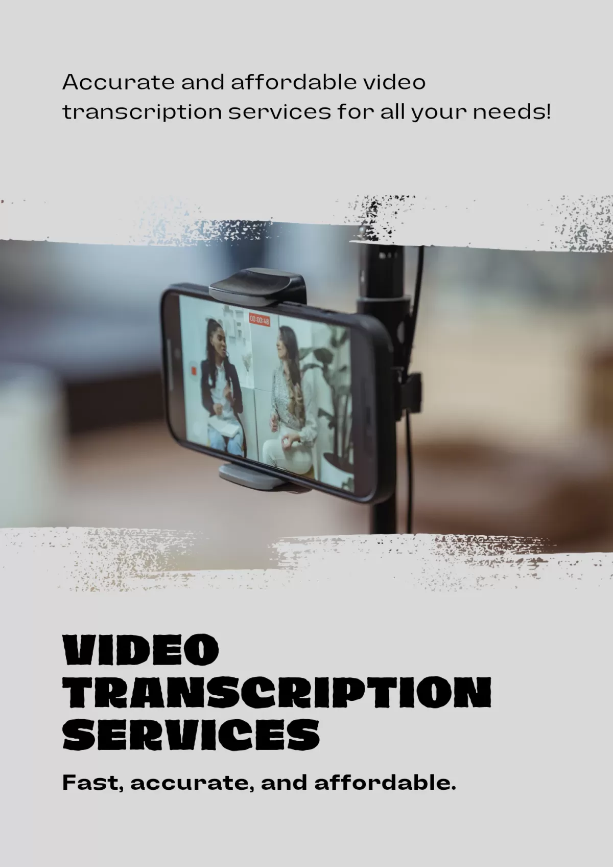 Repurpose your video or audio content to your preference.