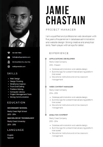 Create compelling, professional and aesthetically appealing resumes and CVs